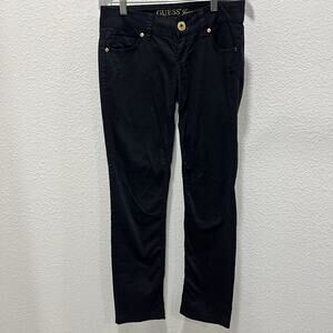 Guess Women's Black Skinny Stretch Denim Pants Daredevil Skinny Size 26